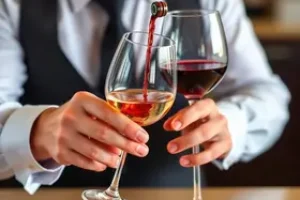 servir vinho